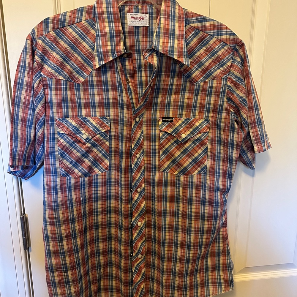 Vintage Wrangler Men's Pearl Snap